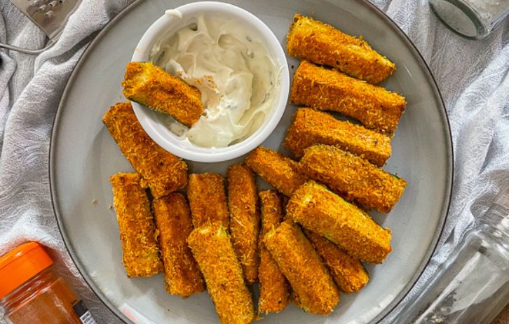 How To Make Air Fryer Courgette Fries (With Parmesan Cheese)