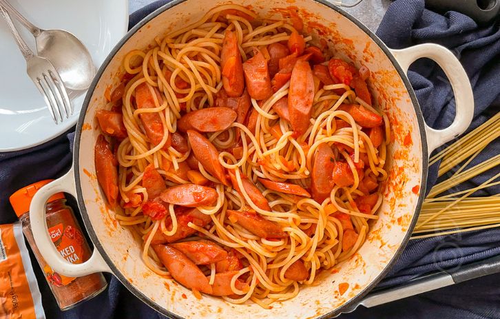 Hotdog Spaghetti