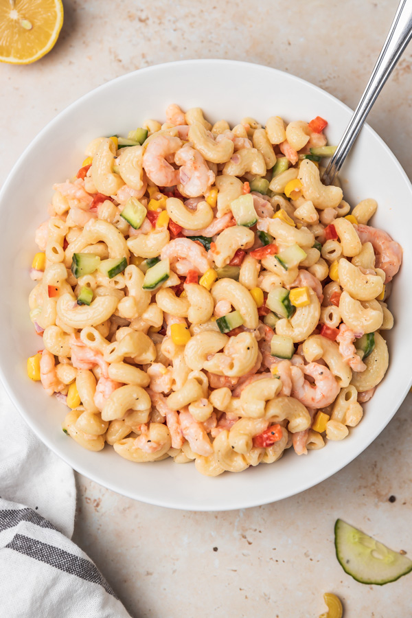 Creamy Shrimp Pasta Salad