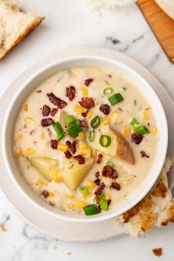 Easy Potato Corn Chowder Recipe