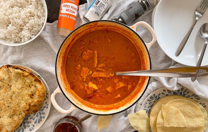Leftover Chicken Curry