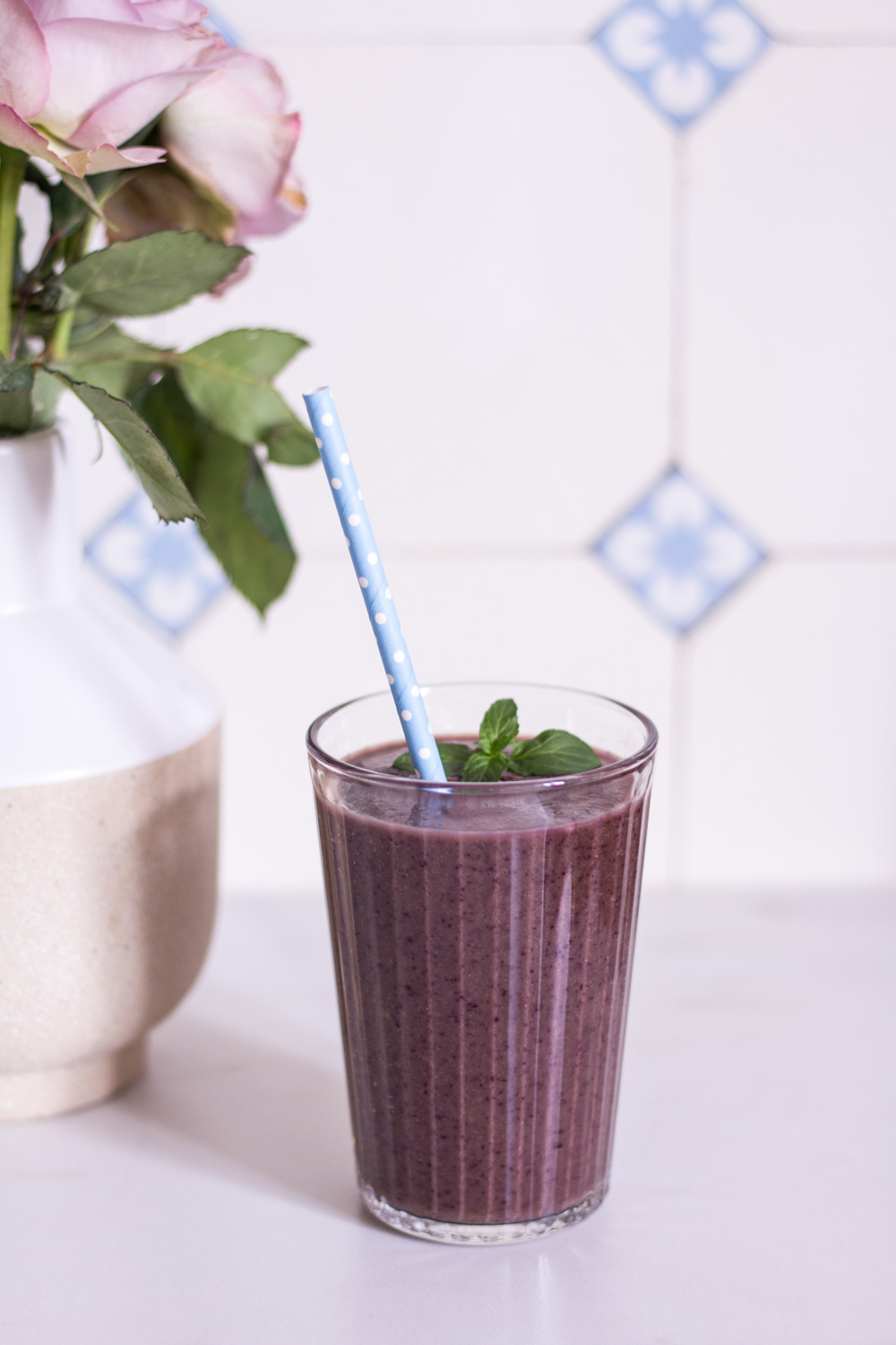 The ultimate blueberry power smoothie